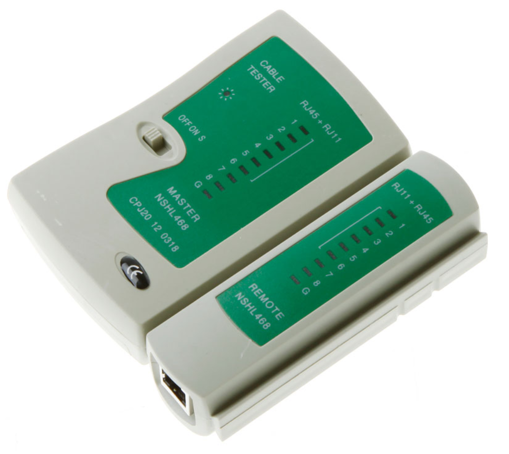 Network Cable Tester RJ45/RJ11/RJ12 CAT5 UTP KKMOONCPJ WING