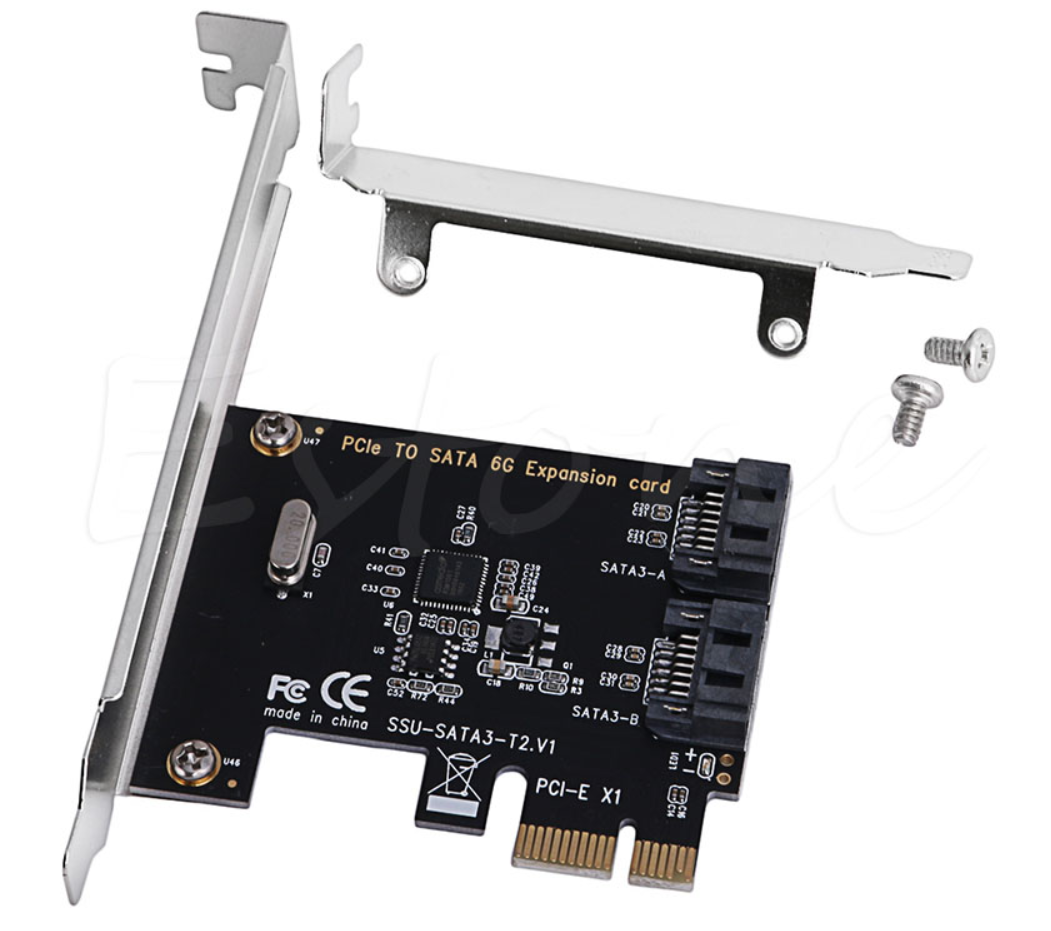 PCI-E SATA3.0 2-Port SATA III 6Gカード/PCI-E (1 ×; 4 ×; 8 ×; 16 ×)(Bulk